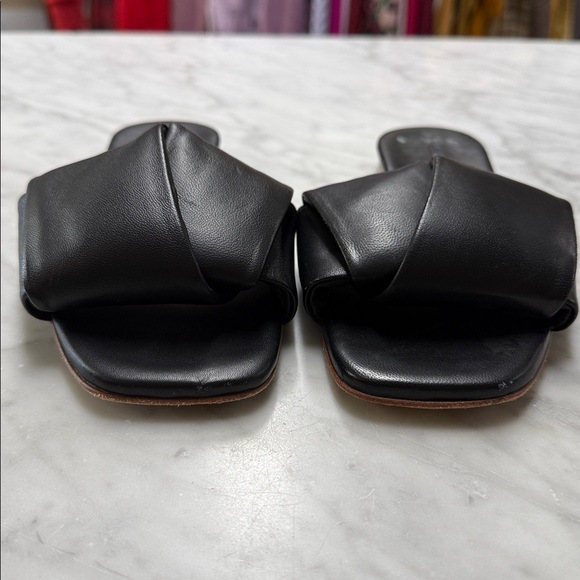 Jenni Kayne Women's Black Leather Dani Slide Size 36 - Picture 4 of 13